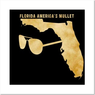 Florida america's mullet: Newest design for Florida america's mullet Posters and Art